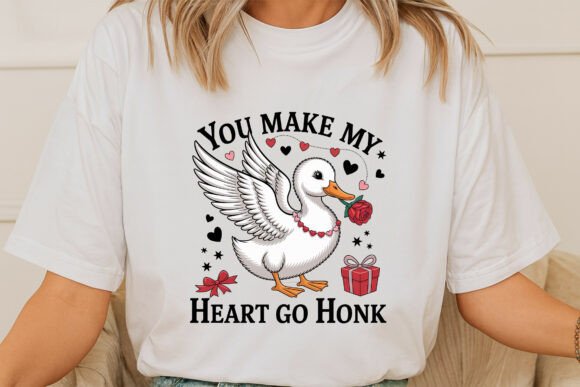 Adorable Duck Expressing Love: A Whimsical and Versatile Design for Creative Uses