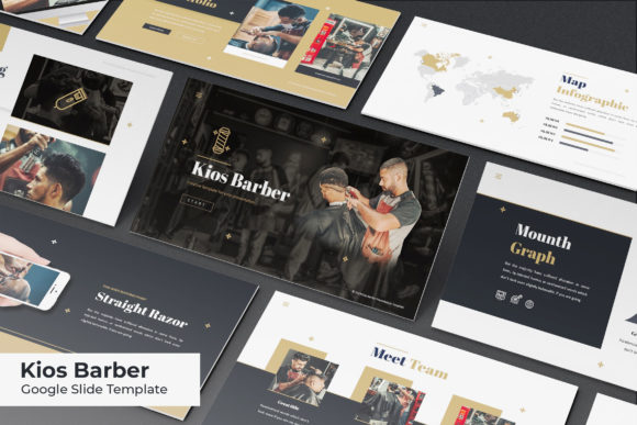 Barber Google Slide Template: A Professional and Versatile Presentation Tool