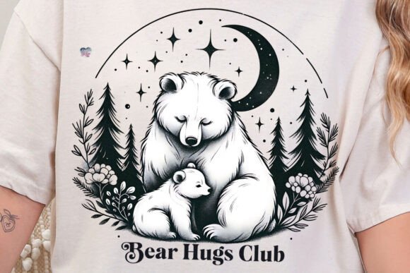 Bear Hugs Club PNG Mothers Day Bears