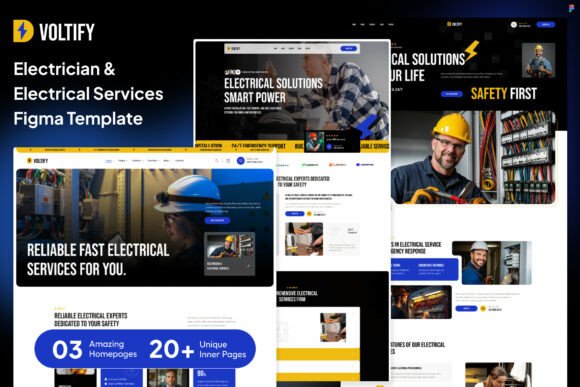 Electrician Electrical Services Figma Template: A Comprehensive Guide to Modern Design Solutions