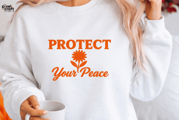 Inspirational Mental Health Quote Shirt: A Symbol of Peace and Positivity