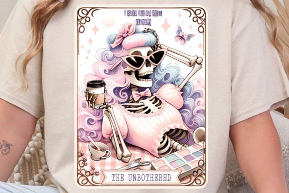 Pastel Goth Tarot Card PNG Unbothered